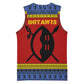 Eswatini Flag Basketball Jersey Nguni Shield Spear Pattern - African Pride