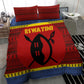 Eswatini Flag Bedding Set Nguni Shield Spear Pattern