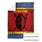 Eswatini Flag Blanket Nguni Shield Spear Pattern