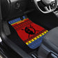Eswatini Flag Car Mats Nguni Shield Spear Pattern