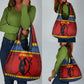 Eswatini Flag Grocery Bag Nguni Shield Spear Pattern