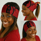 Eswatini Flag Neck Gaiter Nguni Shield Spear Pattern TS04