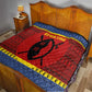 Eswatini Flag Quilt Nguni Shield Spear Pattern