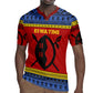 Eswatini Flag Rugby Jersey Nguni Shield Spear Pattern
