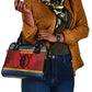 Eswatini Flag Shoulder Handbag Nguni Shield Spear Pattern