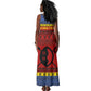 Eswatini Flag Tank Maxi Dress Nguni Shield Spear Pattern