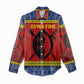 Eswatini Flag Women Casual Shirt Nguni Shield Spear Pattern