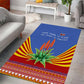 Aloe Vera Eswatini Area Rug Flag Print and Cultural Motif From Thorn to Flame