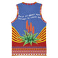 Aloe Vera Eswatini Basketball Jersey Flag Print and Cultural Motif From Thorn to Flame - African Pride