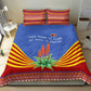 Aloe Vera Eswatini Bedding Set Flag Print and Cultural Motif From Thorn to Flame