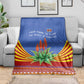 Aloe Vera Eswatini Blanket Flag Print and Cultural Motif From Thorn to Flame
