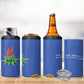 Aloe Vera Eswatini 4 in 1 Can Cooler Tumbler Flag Print and Cultural Motif From Thorn to Flame
