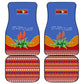 Aloe Vera Eswatini Car Mats Flag Print and Cultural Motif From Thorn to Flame