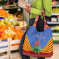 Aloe Vera Eswatini Grocery Bag Flag Print and Cultural Motif From Thorn to Flame