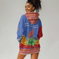 Aloe Vera Eswatini Hoodie Dress Flag Print and Cultural Motif From Thorn to Flame