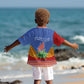 Aloe Vera Eswatini Kid Hawaiian Shirt Flag Print and Cultural Motif From Thorn to Flame