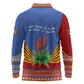 Aloe Vera Eswatini Long Sleeve Polo Shirt Flag Print and Cultural Motif From Thorn to Flame