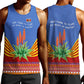 Aloe Vera Eswatini Men Tank Top Flag Print and Cultural Motif From Thorn to Flame
