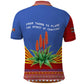 Aloe Vera Eswatini Polo Shirt Flag Print and Cultural Motif From Thorn to Flame