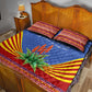 Aloe Vera Eswatini Quilt Bed Set Flag Print and Cultural Motif From Thorn to Flame