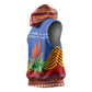 Aloe Vera Eswatini Sleeveless Hoodie Flag Print and Cultural Motif From Thorn to Flame - African Pride