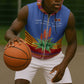 Aloe Vera Eswatini Sleeveless Zip Hoodie Flag Print and Cultural Motif From Thorn to Flame - African Pride
