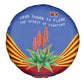Aloe Vera Eswatini Spare Tire Cover Flag Print and Cultural Motif From Thorn to Flame