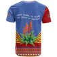 Aloe Vera Eswatini T shirt Flag Print and Cultural Motif From Thorn to Flame