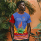 Aloe Vera Eswatini T shirt Flag Print and Cultural Motif From Thorn to Flame