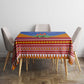 Aloe Vera Eswatini Tablecloth Flag Print and Cultural Motif From Thorn to Flame
