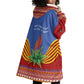 Aloe Vera Eswatini Wearable Blanket Hoodie Flag Print and Cultural Motif From Thorn to Flame