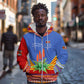 Aloe Vera Eswatini Zip Hoodie Flag Print and Cultural Motif From Thorn to Flame