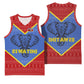 Elephant Eswatini Basketball Jersey Swaziland Shield Tribal Pattern and National Flag - African Pride