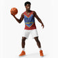 Elephant Eswatini Basketball Jersey Swaziland Shield Tribal Pattern and National Flag - African Pride