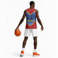 Elephant Eswatini Basketball Jersey Swaziland Shield Tribal Pattern and National Flag - African Pride