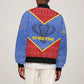 Elephant Eswatini Bomber Jacket Swaziland Shield Tribal Pattern and National Flag