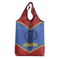 Elephant Eswatini Grocery Bag Swaziland Shield Tribal Pattern and National Flag