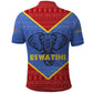 Elephant Eswatini Polo Shirt Swaziland Shield Tribal Pattern and National Flag