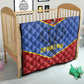 Elephant Eswatini Quilt Swaziland Shield Tribal Pattern and National Flag