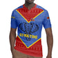 Elephant Eswatini Rugby Jersey Swaziland Shield Tribal Pattern and National Flag