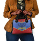 Elephant Eswatini Shoulder Handbag Swaziland Shield Tribal Pattern and National Flag