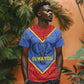 Elephant Eswatini T shirt Swaziland Shield Tribal Pattern and National Flag