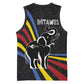 Eswatini Elephant Basketball Jersey Swazi Flag Colors and Cosmic Background - African Pride