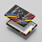 Eswatini Elephant Canvas Wall Art Swazi Flag Colors and Cosmic Background