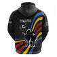 Eswatini Elephant Hoodie Swazi Flag Colors and Cosmic Background