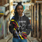Eswatini Elephant Hoodie Swazi Flag Colors and Cosmic Background