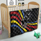 Eswatini Elephant Quilt Swazi Flag Colors and Cosmic Background