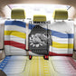 Eswatini Rhino Back Car Seat Cover Swazi Map Flag and African Traditional Patterns
