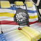 Eswatini Rhino Back Car Seat Cover Swazi Map Flag and African Traditional Patterns