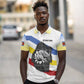 Eswatini Rhino Polo Shirt Swazi Map Flag and African Traditional Patterns